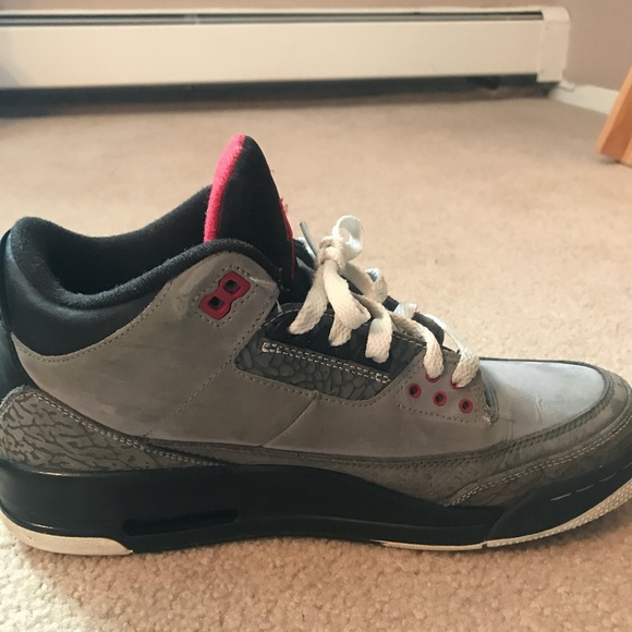 Jordan Stealth 3s Grey Sneakers - Picture 2 of 5